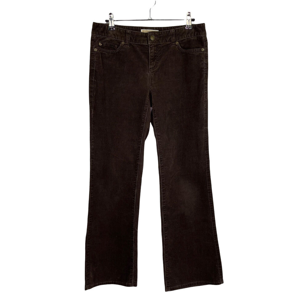 Michael Michael Kors Brown Corduroy Pants Straight Leg Women's Sz 4